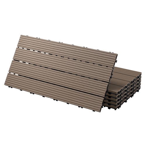24x piastrelle wpc esterno - piastrelle,
